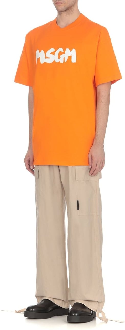 MSGM T-shirts And Polos Orange Neutraal