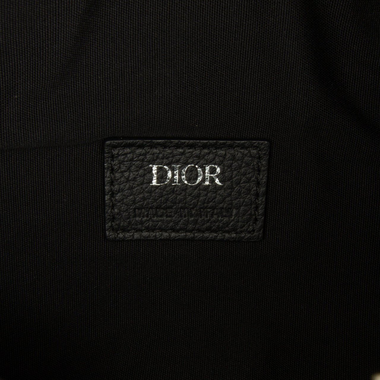 Dior Leather Saddle Crossbody Bag Zwart