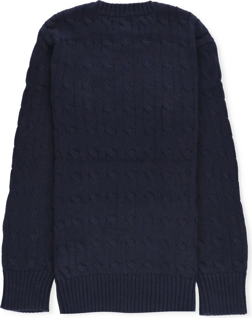 Ralph Lauren ls cable top sweater darkblue (navy) Blauw