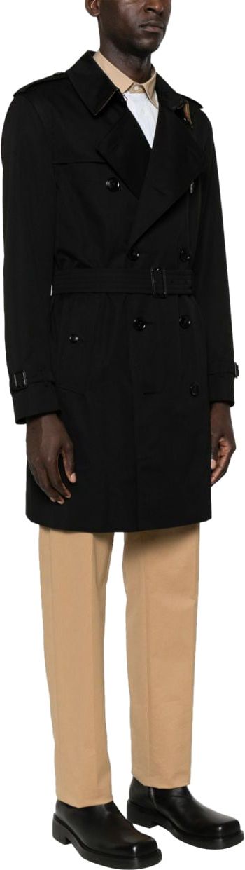 Burberry Burberry Coats Black Zwart