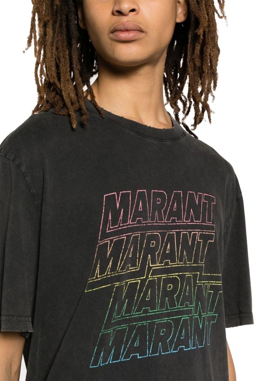 Isabel Marant Marant T-shirts And Polos Black Zwart