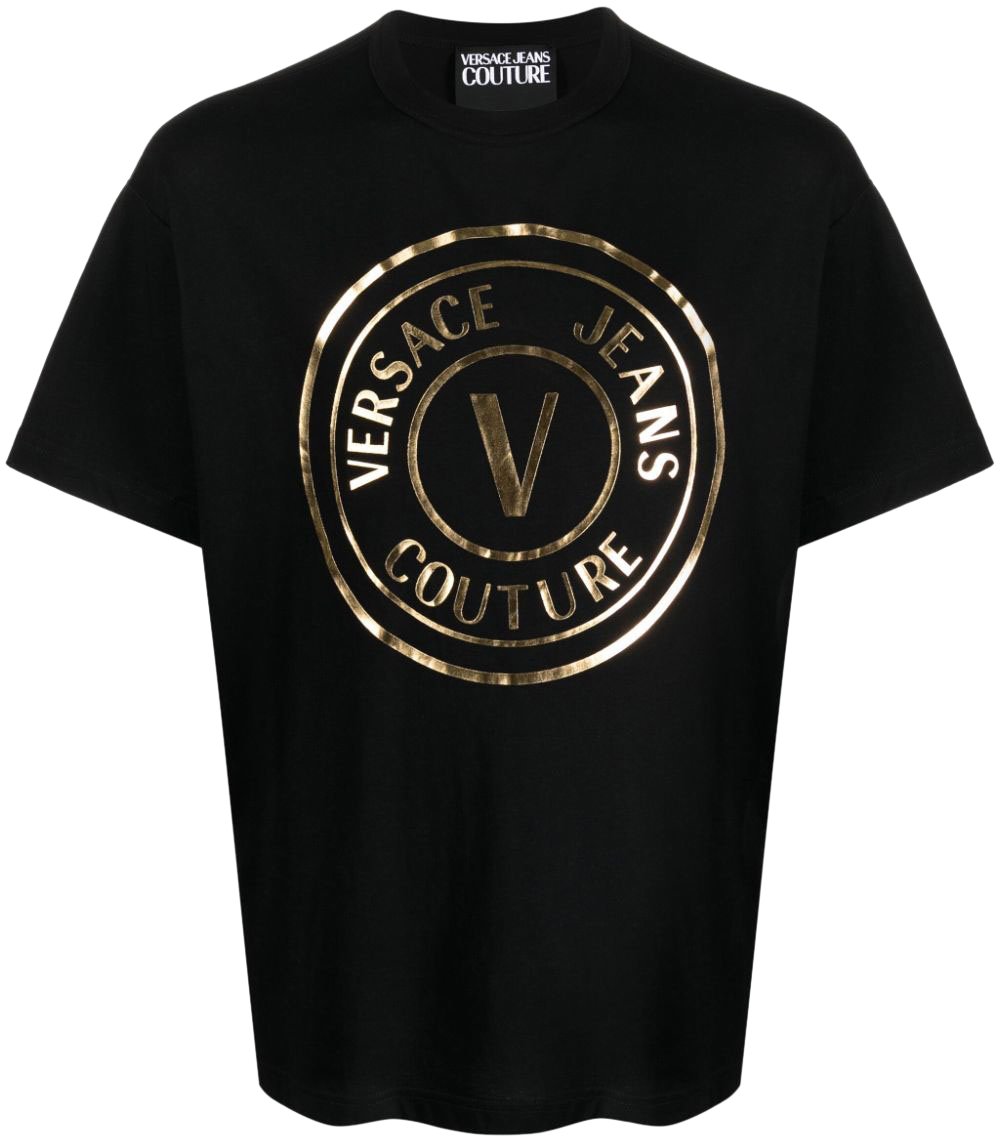 Versace Jeans Couture Versace Jeans Couture T-shirts And Polos Black Zwart