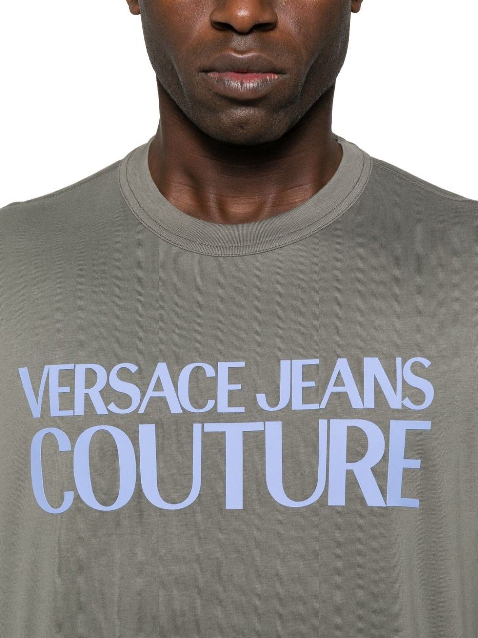 Versace Jeans Couture Versace Jeans Couture T-shirts And Polos Grey Zwart