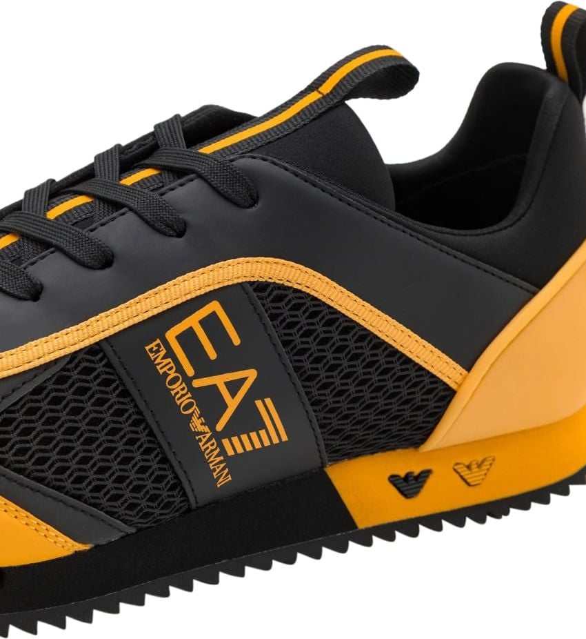 EA7 EA7 Emporio Armani Woven Sneaker Black/Mango Mojito Groen