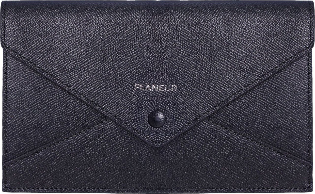 FLÂNEUR Envelope Mini Bag Black Zwart