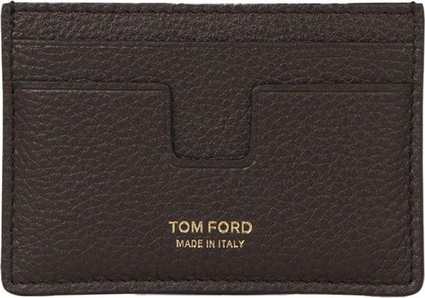 Tom Ford Grained Leather Wallet Zwart