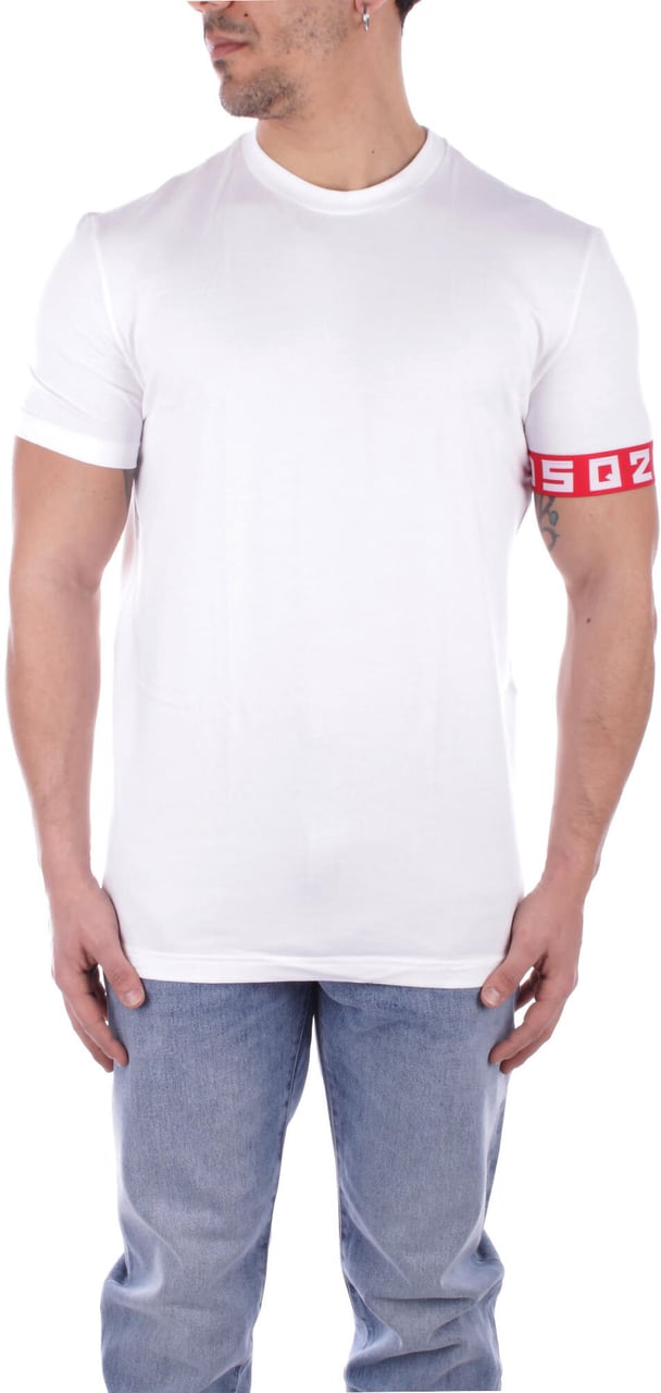 Dsquared2 Round Neck T-Shirt Wit