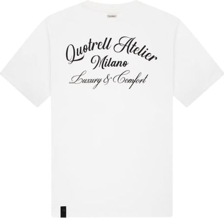 Quotrell Atelier Milano T-shirt | White/black Wit