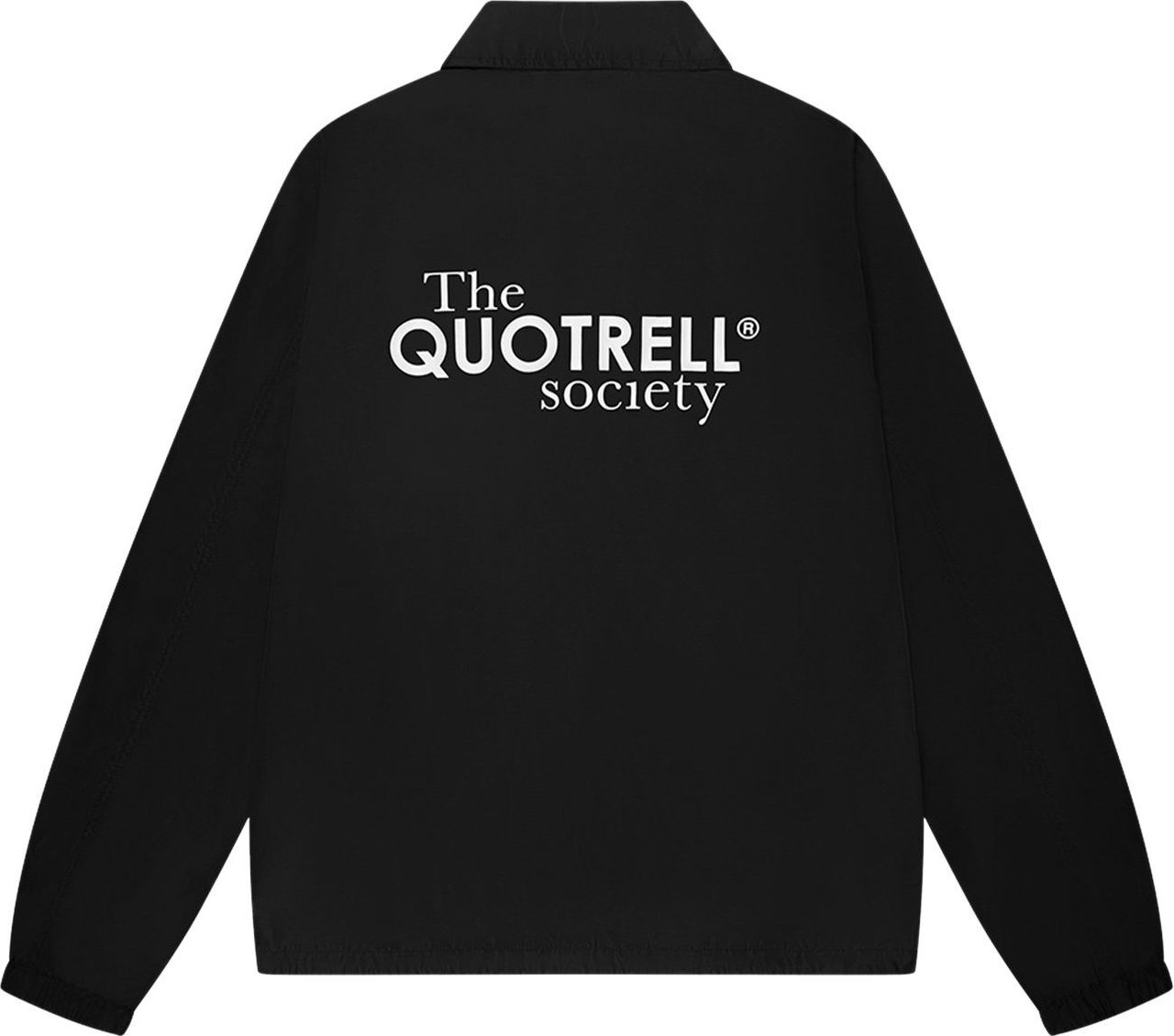 Quotrell Society Jacket | Black/white Zwart