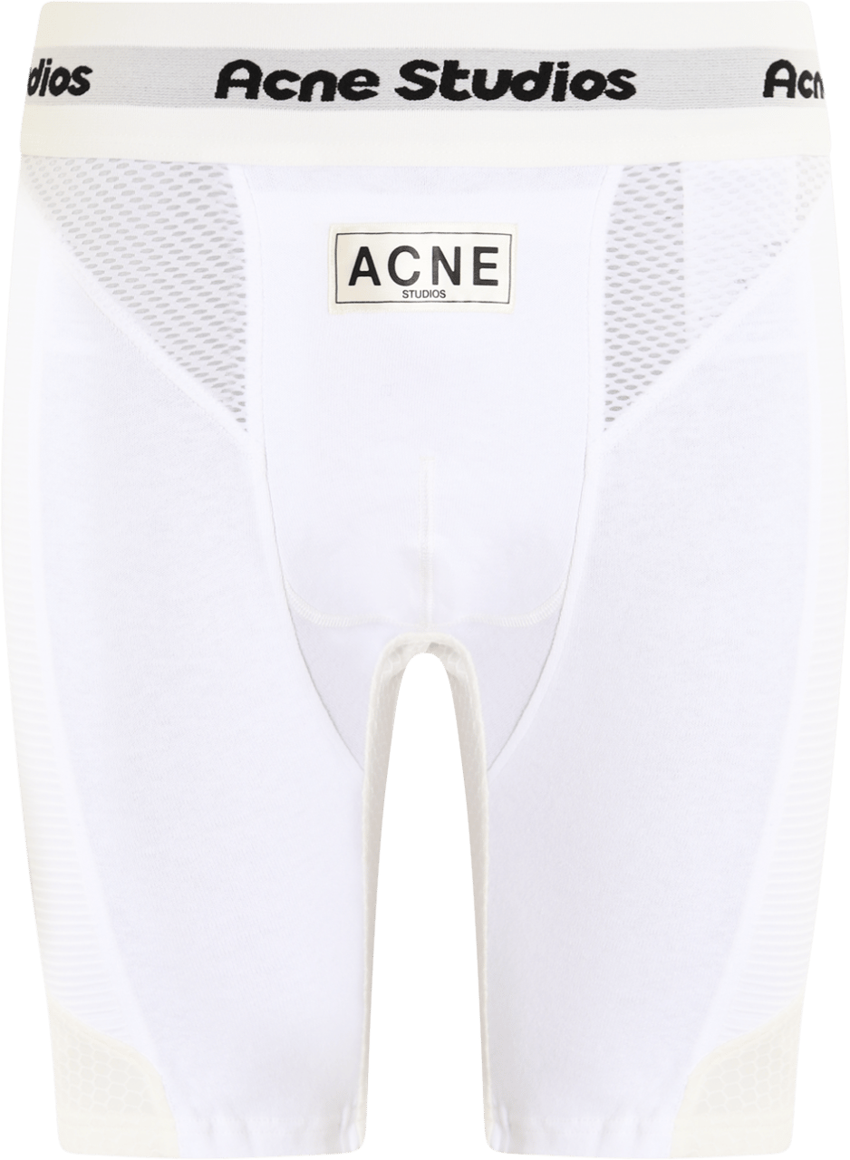 Acne Studios Heren Logo Boxer Shorts Wit
