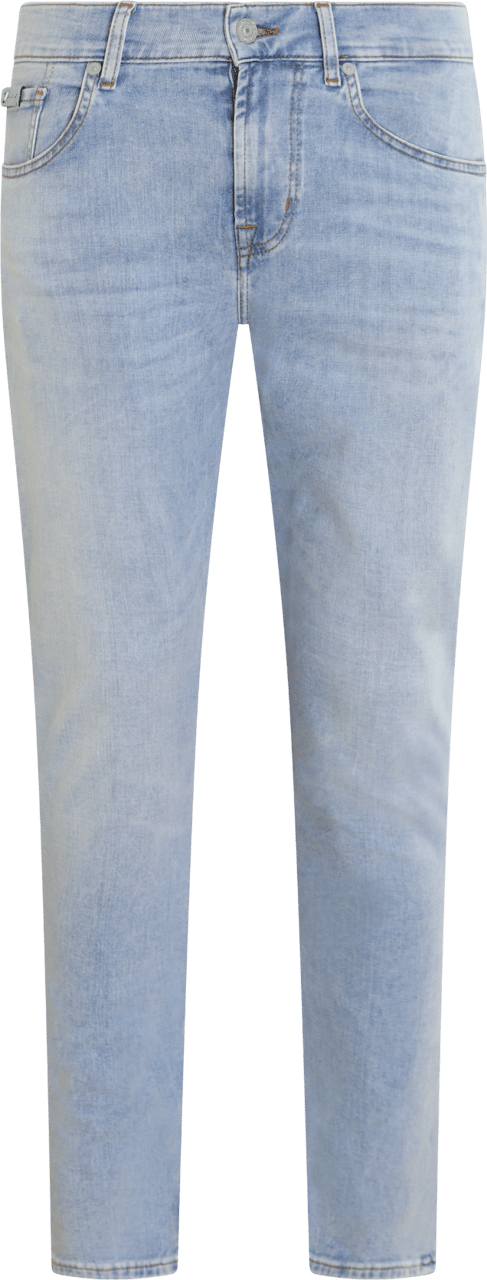 7 For All Mankind Heren Slimmy Tapered Jeans Blauw Blauw