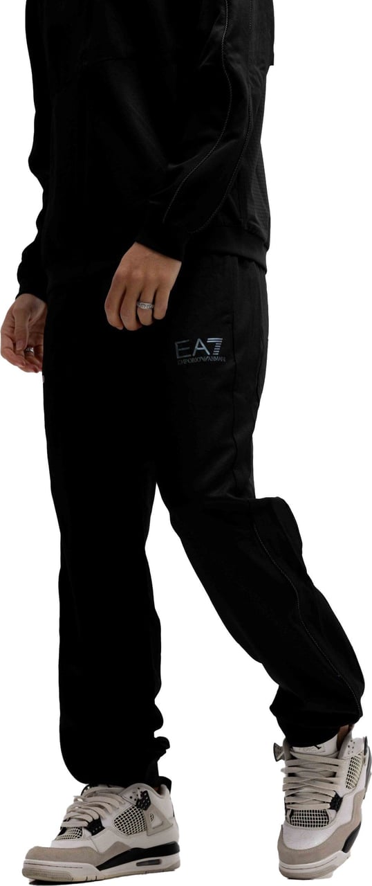 Emporio Armani EA7 Logo Trainingspak Heren Zwart Zwart