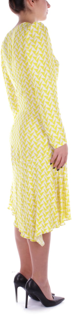 Elisabetta Franchi Dresses Yellow Geel