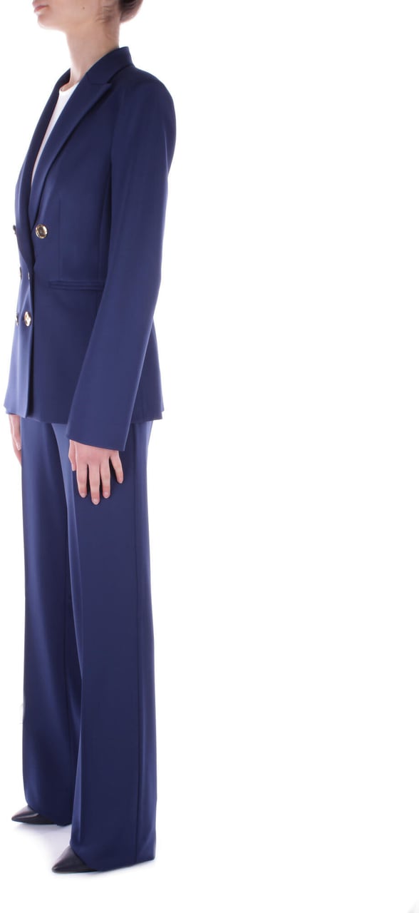 Pinko Trousers Blue Blauw