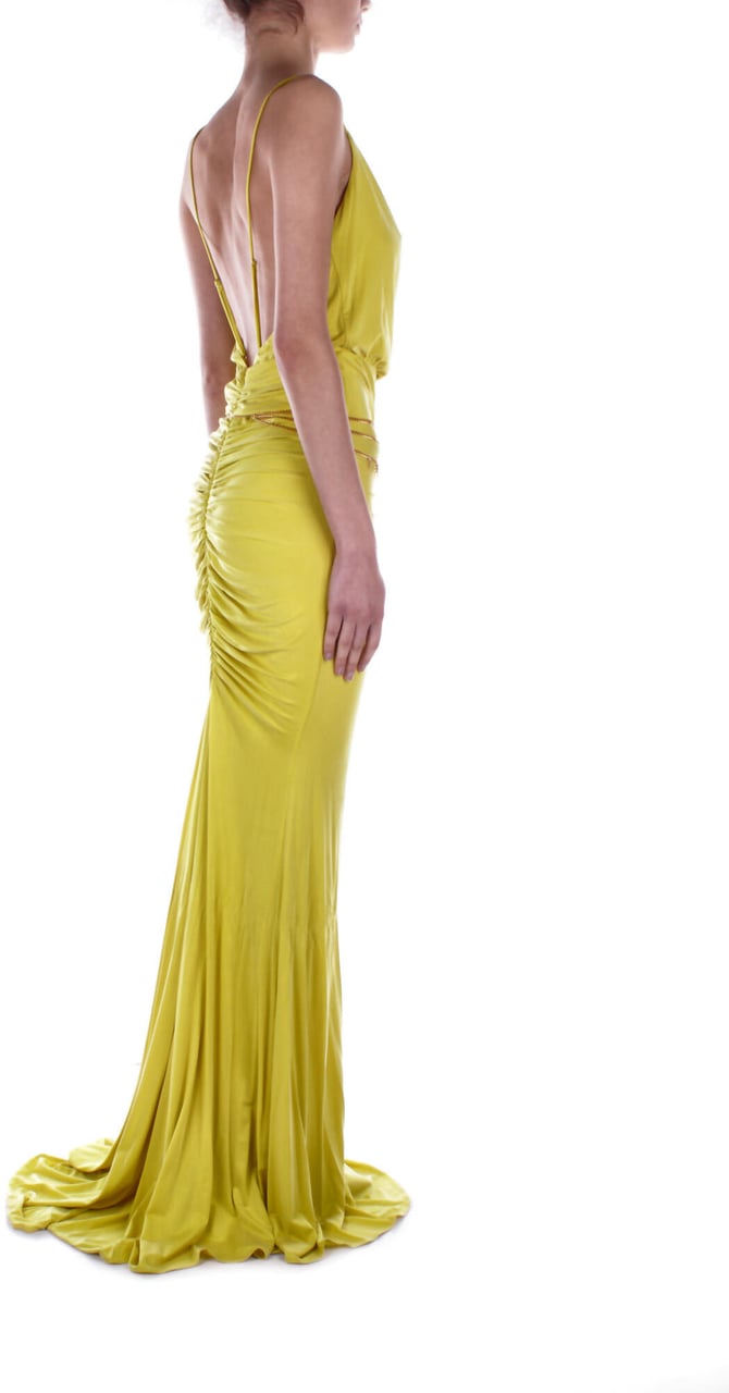 Elisabetta Franchi Dresses Yellow Geel