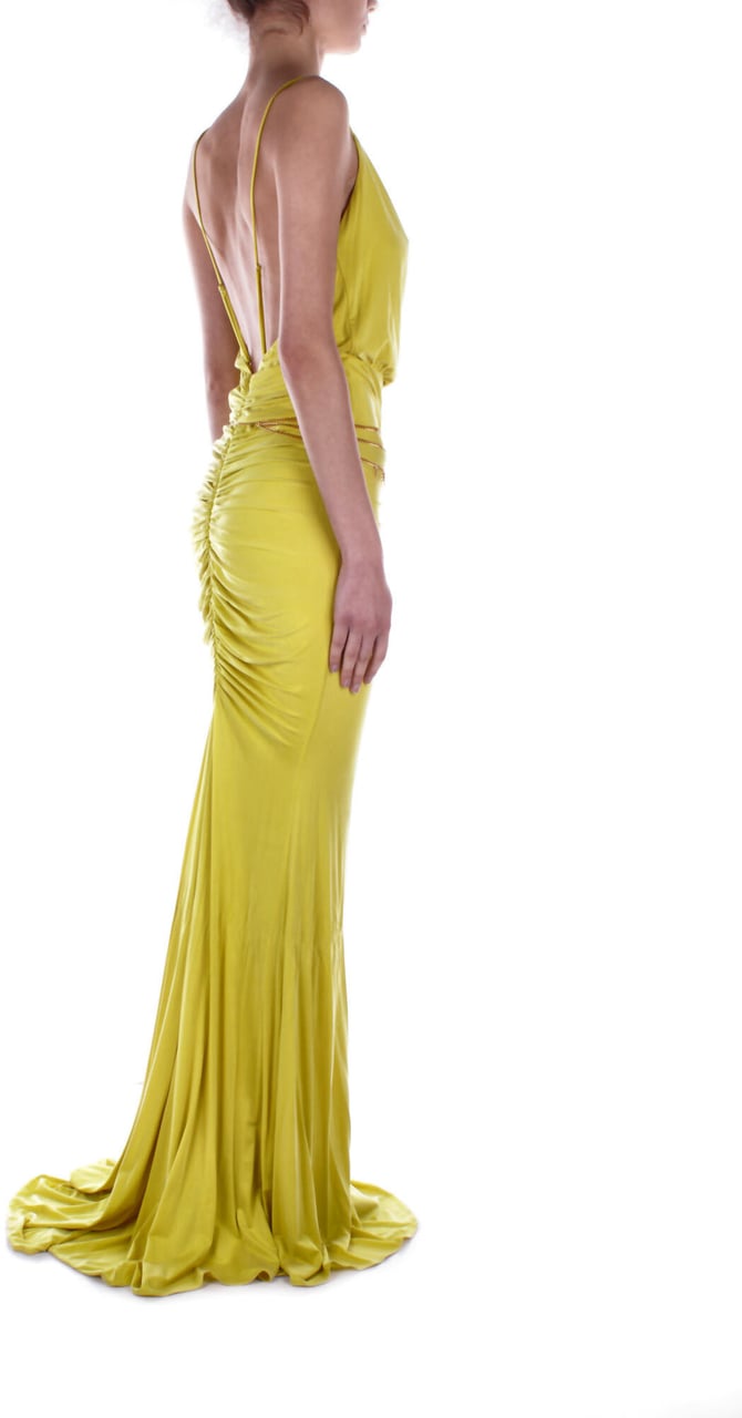 Elisabetta Franchi Red Carpet Dresses Yellow Geel