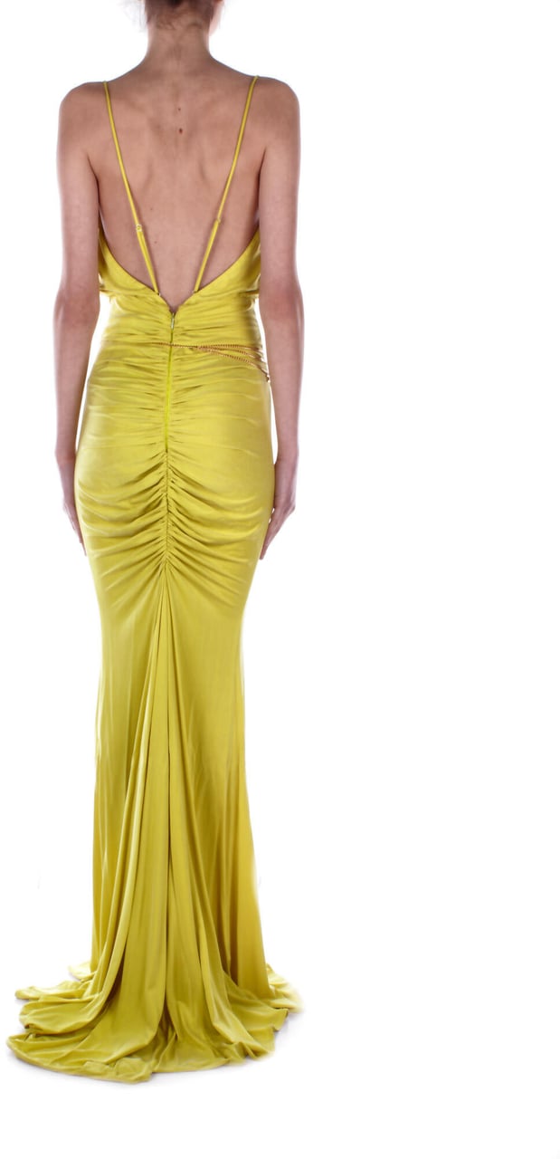 Elisabetta Franchi Dresses Yellow Geel