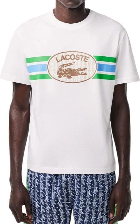 Lacoste Lacoste Heren T-shirt Wit TH1415/IJW Wit