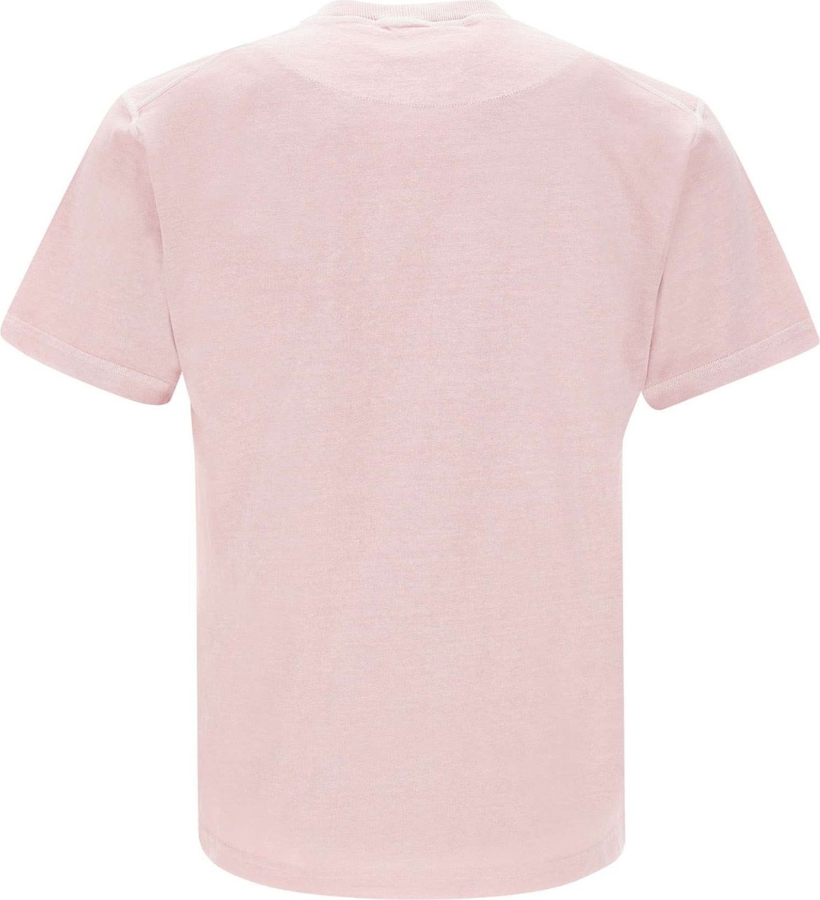 Stone Island T-shirt with embroidered logo Roze