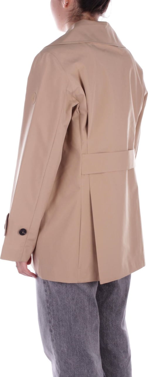 Save the Duck Double-breasted coat "Sofi" Beige