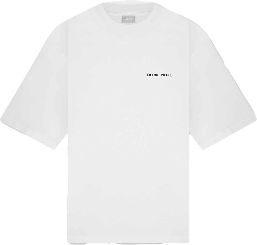 Filling Pieces T-Shirt Boxy White Wit
