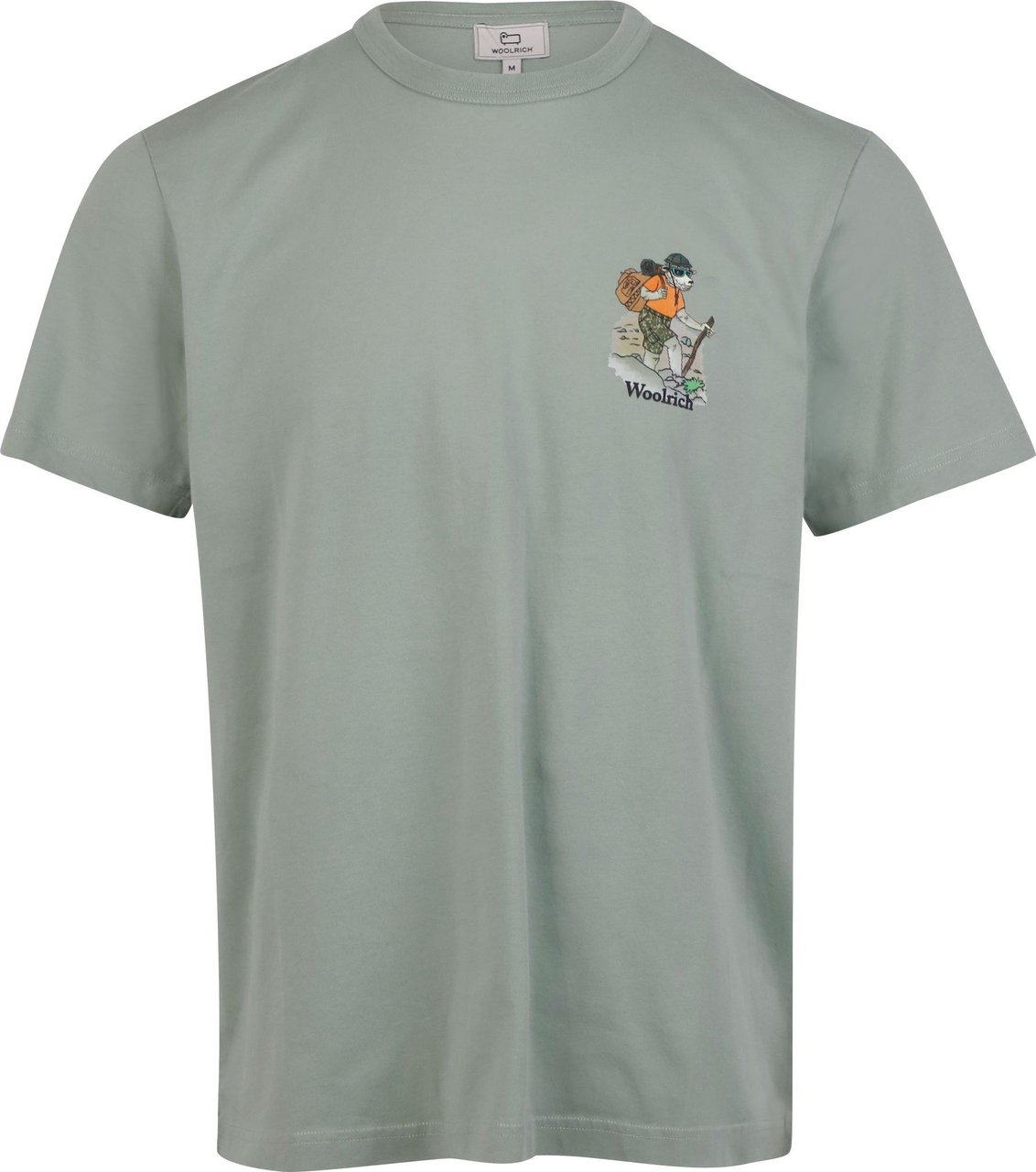 Woolrich T Shirts & Polo's CFWOTE0128 MRUT2926 Groen
