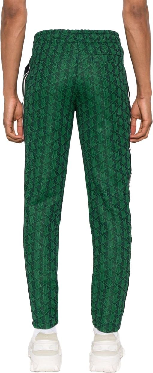 Lacoste pantalon de survetement monogramme Groen
