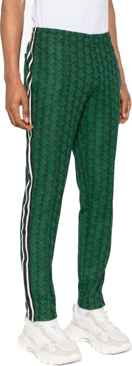 Lacoste pantalon de survetement monogramme Groen
