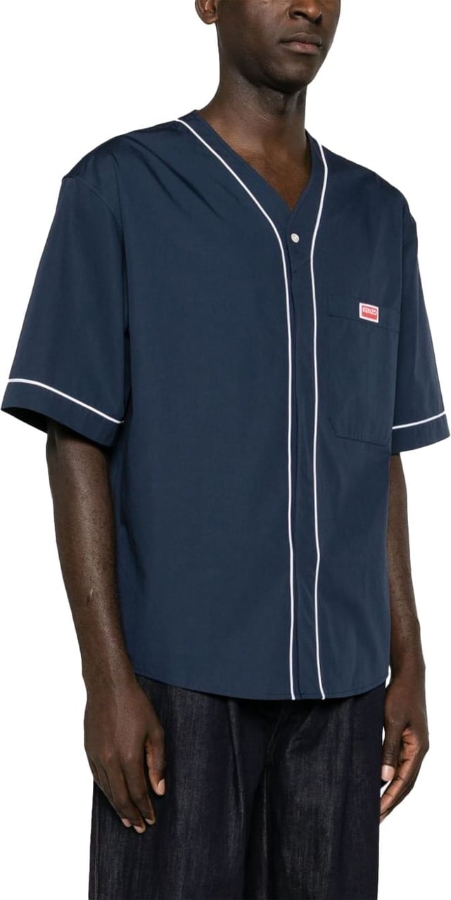 Kenzo baseball shirt Blauw