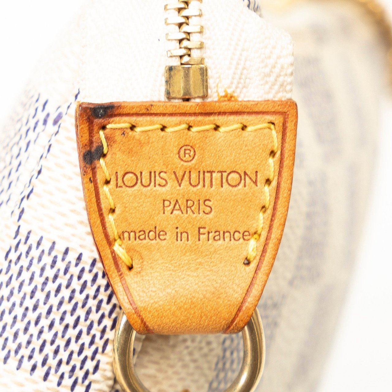 Louis Vuitton Damier Azur Mini Pochette Accessoires Wit