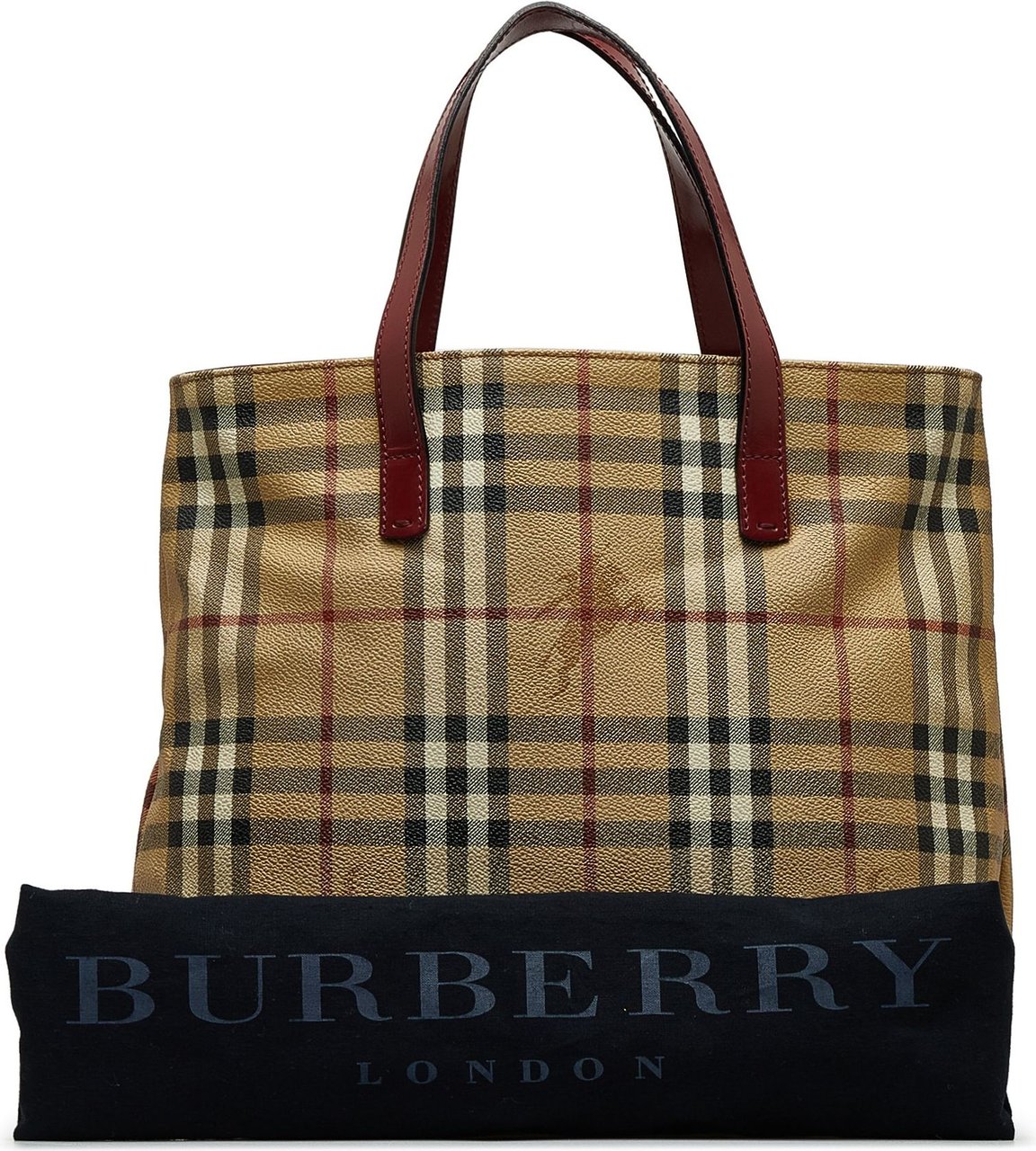 Burberry Haymarket Check Handbag Bruin