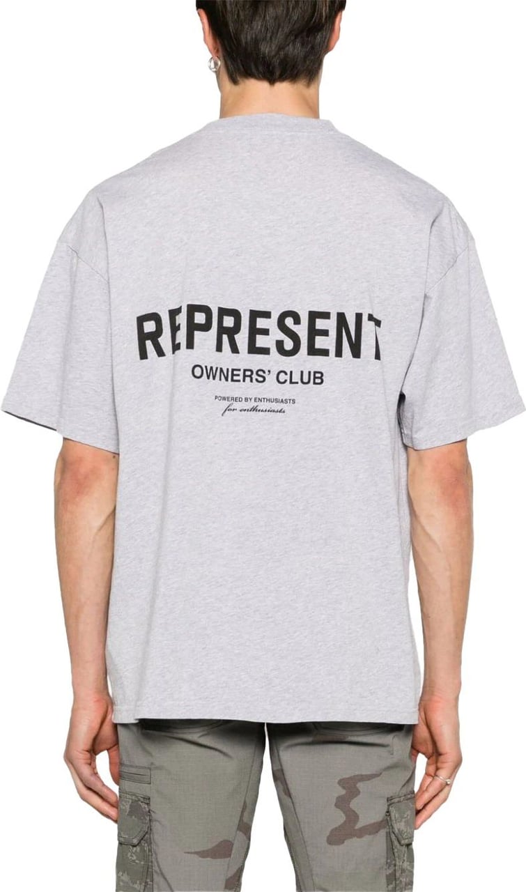 Represent owners club t-shirt lightgray Grijs