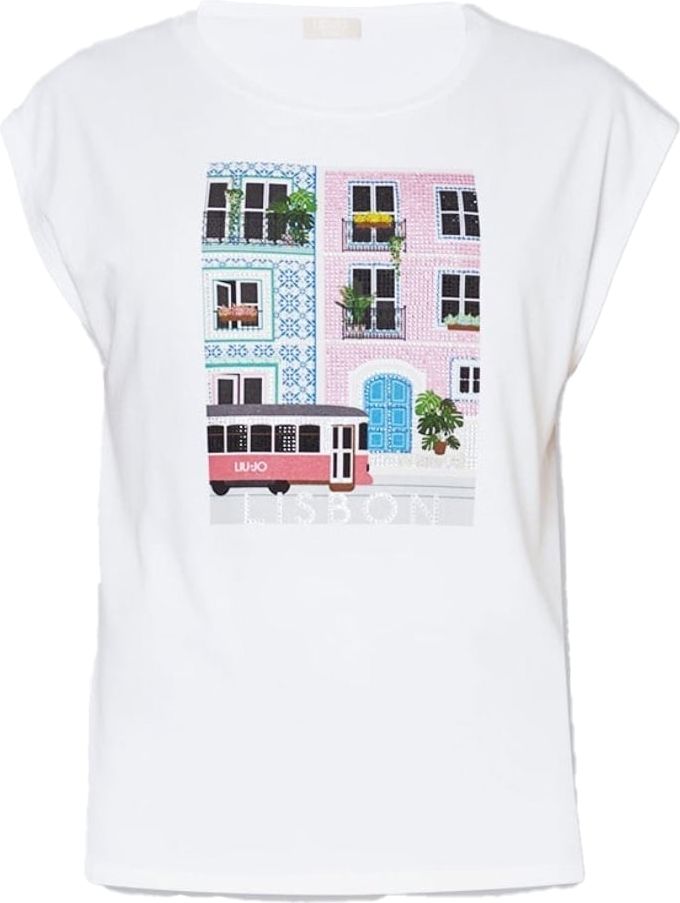 Liu Jo T-shirt Donna con stampa di città Divers