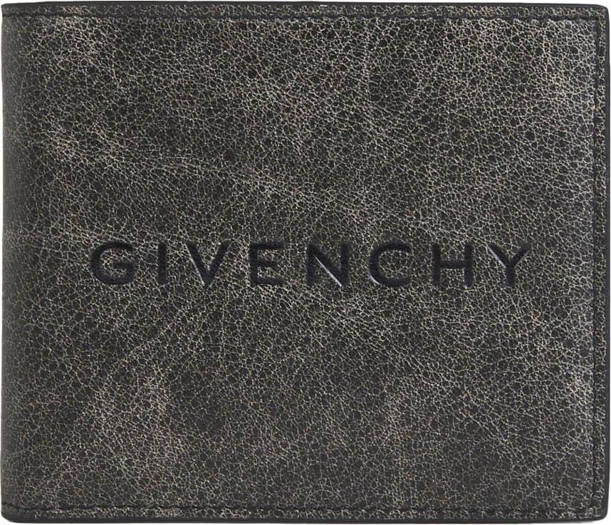 Givenchy Crackled Leather Wallet Divers