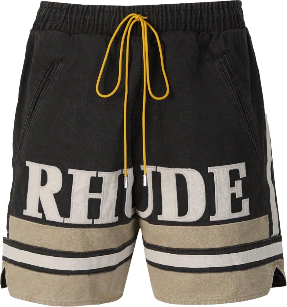 Rhude Cotton Logo Bermuda Shorts Divers
