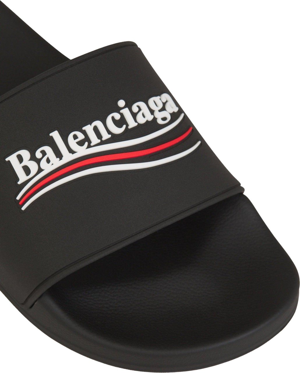 Balenciaga Pool Logo Sandals Divers