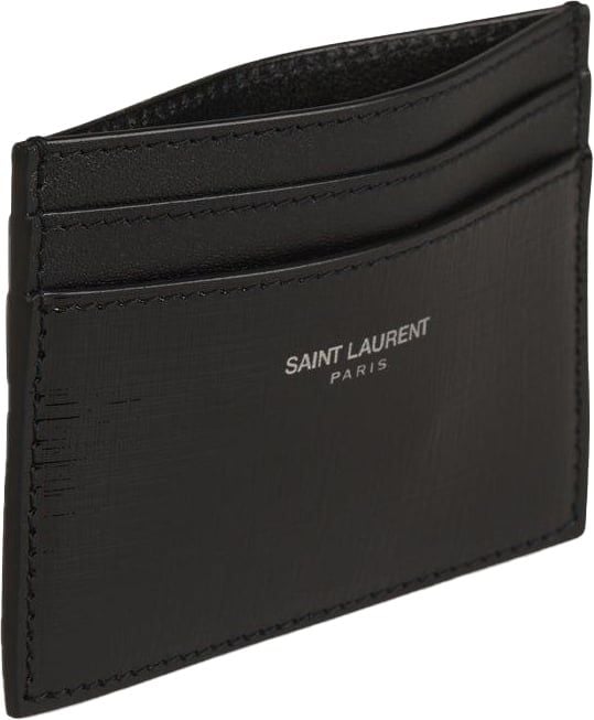 Saint Laurent Logo Leather Card Holder Divers