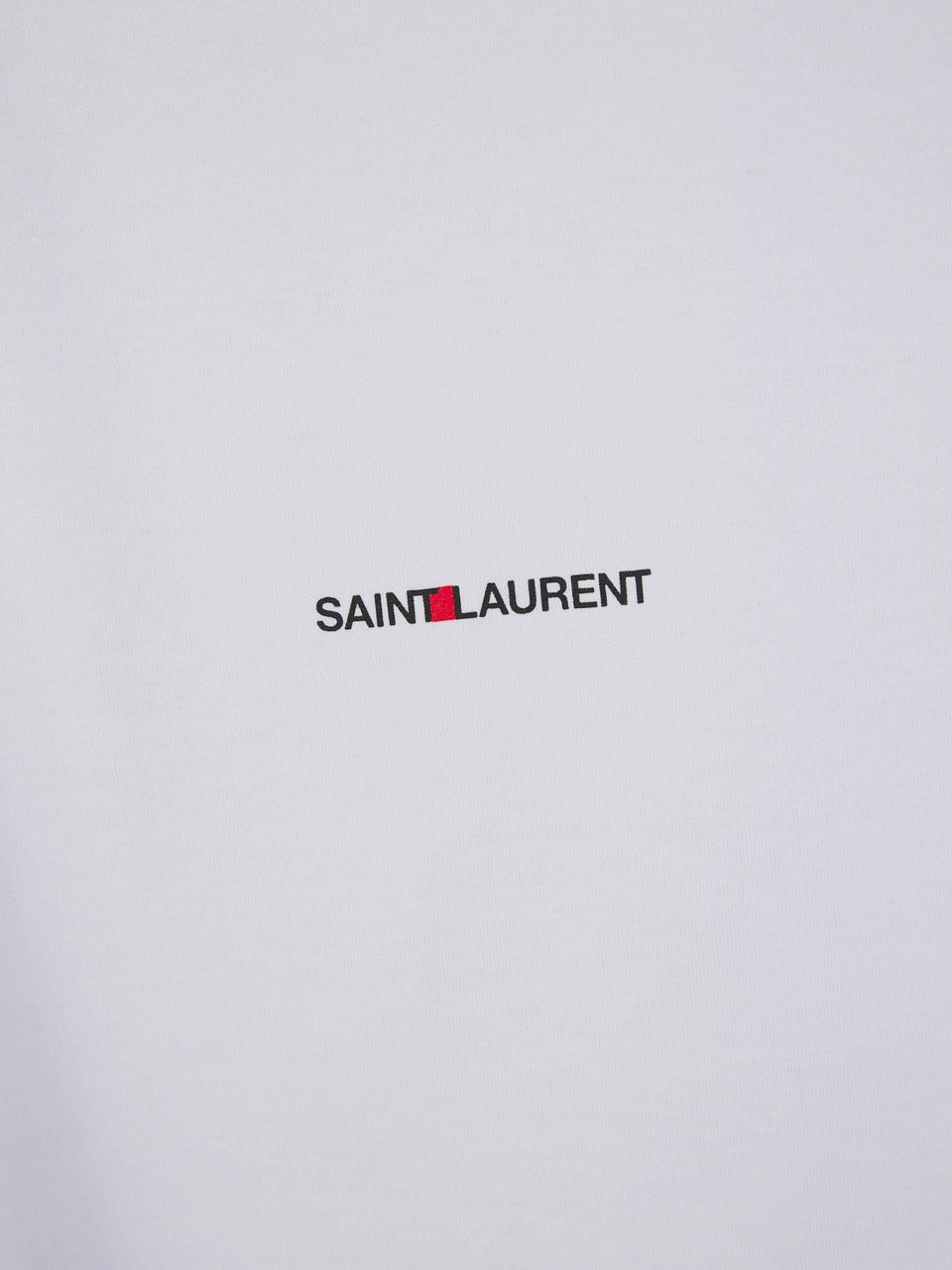 Saint Laurent Cotton Logo T-shirt Divers