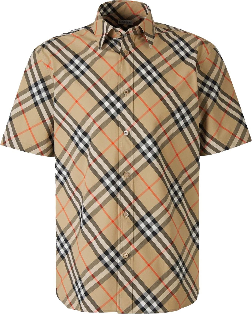 Burberry Checkered Shirt Beige