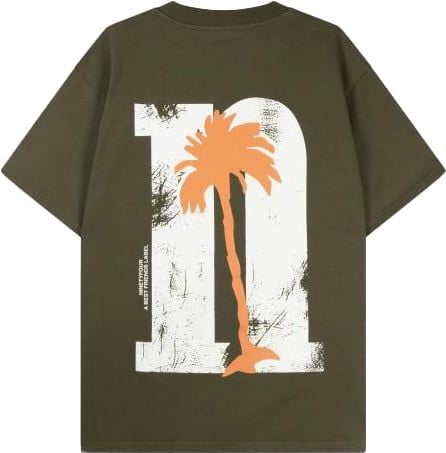 Ninetyfour Abfl Palms T-Shirt Groen