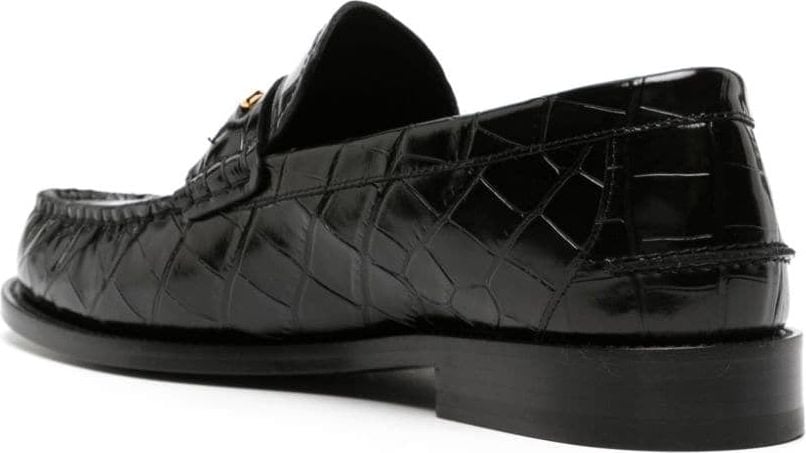Versace Flat shoes Black Black Zwart