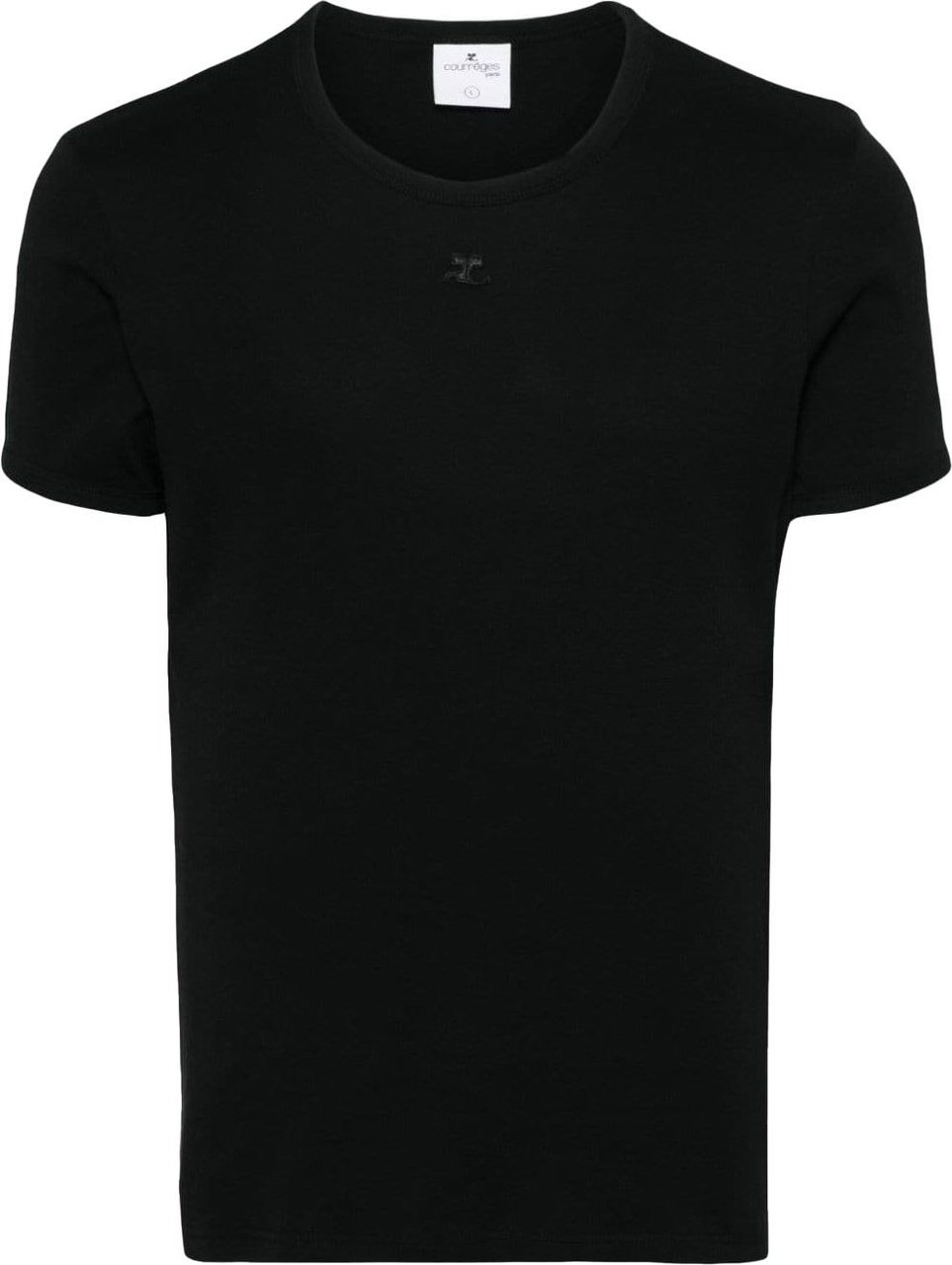 COURREGES Courrèges T-shirts and Polos Black Black Zwart