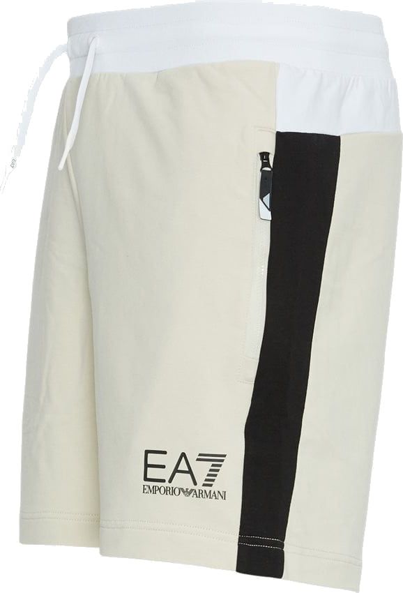 Emporio Armani EA7 Summer Block Shorts Heren Zand Beige