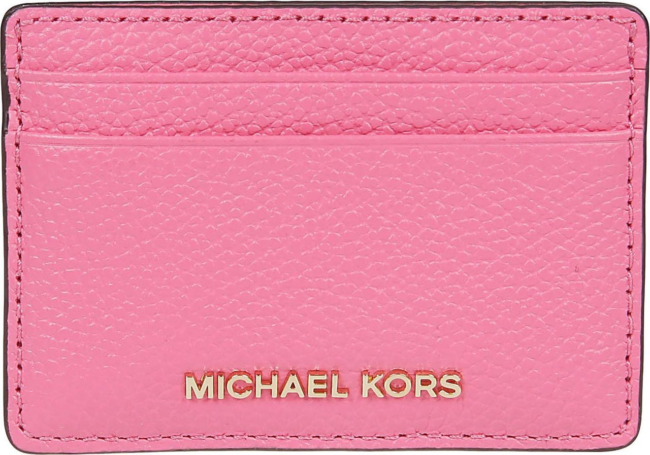Michael Kors Jet Set Credit Card Holder Pink & Purple Roze