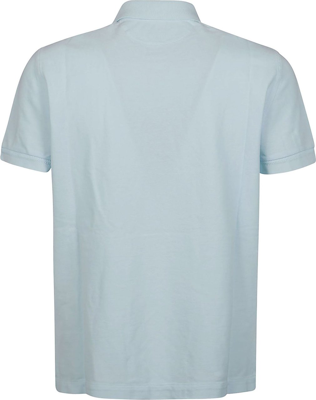 Tom Ford Tennis Piquet Short Sleeve Polo Shirt Blue Blauw