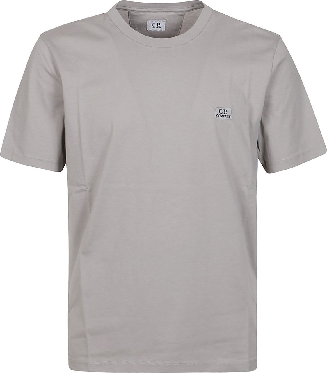 CP Company 30/1 Jersey Logo T-shirt Grey Grijs