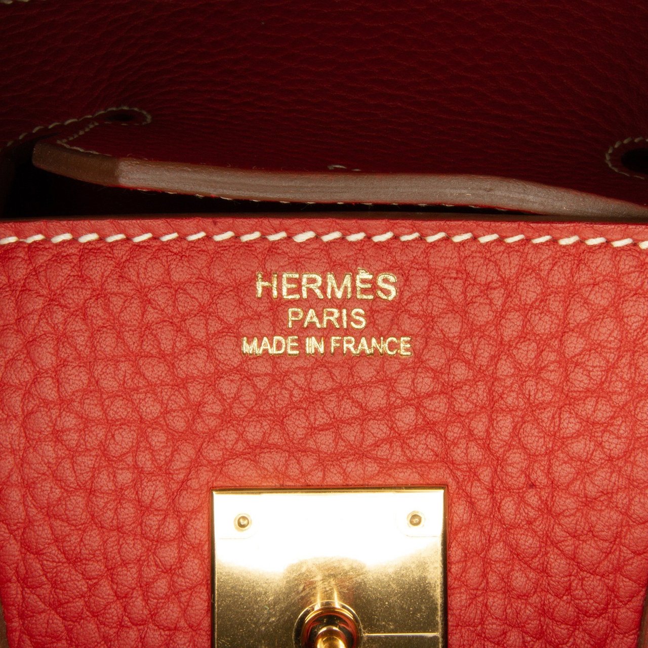 Hermès 2003 Togo Birkin 35 Rood