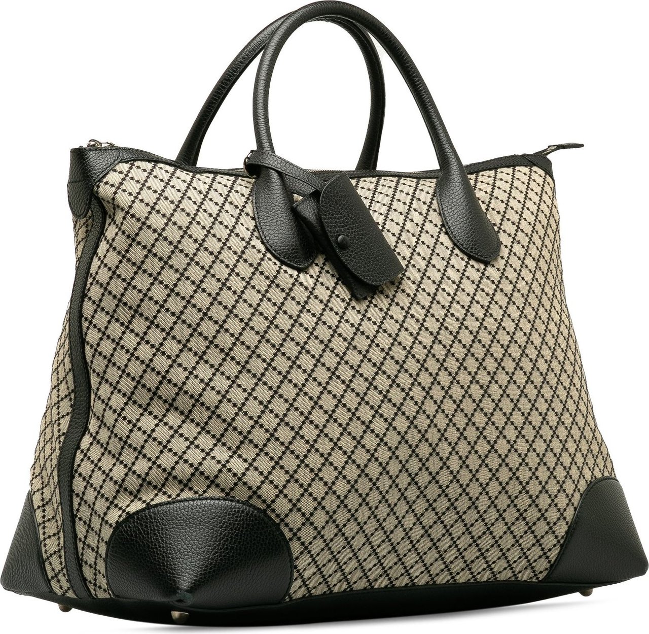 Gucci Large Diamante Travel Bag Bruin