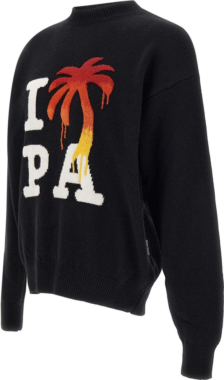Palm Angels "I Love PA" sweater Zwart