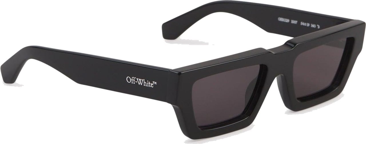 OFF-WHITE Manchester Rectangular Sunglasses Zwart